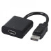 Adaptor de la Display Port (DP) tata catre HDMI mama, 10cm Adaptor de la Display Port (DP) tata catre HDMI mama, 10cm