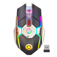 Mouse Nou pentru Gaming, E-Sports A5, 1600dpi, 7 Butoane, RGB, Wireless Mouse Nou pentru Gaming, E-Sports A5, 1600dpi, 7 Butoane, RGB, Wireless