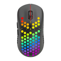 Mouse Nou IBLANCOD BL110, 3200dpi, 5 Butoane, RGB, Negru, Wireless Mouse Nou IBLANCOD BL110, 3200dpi, 5 Butoane, RGB, Negru, Wireless
