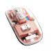Mouse Nou M133, 2400dpi, 5 Butoane, Indicator Nivel Baterie, Transparent, Roz, Wireless + Bluetooth Mouse Nou M133, 2400dpi, 5 Butoane, Indicator Nivel Baterie, Transparent, Roz, Wireless + Bluetooth