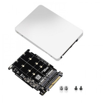 Adaptor Servere Nou de la M.2/2230/2242/2260/2280 la U2, 2in1 NVMe-PCI-e&SATA U.2 SFF-8639 Adaptor Servere Nou de la M.2/2230/2242/2260/2280 la U2, 2in1 NVMe-PCI-e&SATA U.2 SFF-8639