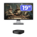 Pachet PC Second Hand HP T430 Thin Client, Intel Celeron N4000 1.10-2.60GHz, 2GB DDR4, 16GB SSD + Monitor 19" Pachet PC Second Hand HP T430 Thin Client, Intel Celeron N4000 1.10-2.60GHz, 2GB DDR4, 16GB SSD + Monitor 19"