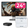 Pachet PC Second Hand HP T430 Thin Client, Intel Celeron N4000 1.10-2.60GHz, 2GB DDR4, 16GB SSD + Monitor 24" & Imprimanta Brother HL-L6300DW Pachet PC Second Hand HP T430 Thin Client, Intel Celeron N4000 1.10-2.60GHz, 2GB DDR4, 16GB SSD + Monitor 24" & Imprimanta Brother HL-L6300DW