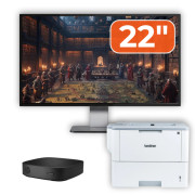 Pachet PC Second Hand HP T430 Thin Client, Intel Celeron N4000 1.10-2.60GHz, 2GB DDR4, 16GB SSD + Monitor 22" & Imprimanta Brother HL-L6300DW Pachet PC Second Hand HP T430 Thin Client, Intel Celeron N4000 1.10-2.60GHz, 2GB DDR4, 16GB SSD + Monitor 22" & Imprimanta Brother HL-L6300DW