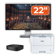 Pachet PC Second Hand HP T430 Thin Client, Intel Celeron N4000 1.10-2.60GHz, 2GB DDR4, 16GB SSD + Monitor 22" & Imprimanta Brother HL-L6300DW Pachet PC Second Hand HP T430 Thin Client, Intel Celeron N4000 1.10-2.60GHz, 2GB DDR4, 16GB SSD + Monitor 22" & Imprimanta Brother HL-L6300DW