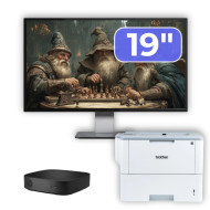 Pachet PC Second Hand HP T430 Thin Client, Intel Celeron N4000 1.10-2.60GHz, 2GB DDR4, 16GB SSD + Monitor 19" & Imprimanta Brother HL-L6300DW Pachet PC Second Hand HP T430 Thin Client, Intel Celeron N4000 1.10-2.60GHz, 2GB DDR4, 16GB SSD + Monitor 19" & Imprimanta Brother HL-L6300DW