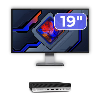 Pachet Calculator Second Hand HP ProDesk 600 G5 Mini, Intel Core i5-8500T 2.10 - 3.50GHz, 8GB DDR4, 256GB SSD + Monitor 19" Pachet Calculator Second Hand HP ProDesk 600 G5 Mini, Intel Core i5-8500T 2.10 - 3.50GHz, 8GB DDR4, 256GB SSD + Monitor 19"
