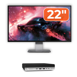Pachet Calculator Second Hand HP ProDesk 600 G5 Mini, Intel Core i5-8500T 2.10 - 3.50GHz, 8GB DDR4, 256GB SSD + Monitor 22" Pachet Calculator Second Hand HP ProDesk 600 G5 Mini, Intel Core i5-8500T 2.10 - 3.50GHz, 8GB DDR4, 256GB SSD + Monitor 22"