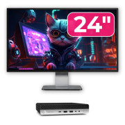 Pachet Calculator Second Hand HP ProDesk 600 G5 Mini, Intel Core i5-8500T 2.10 - 3.50GHz, 8GB DDR4, 256GB SSD + Monitor 24" Pachet Calculator Second Hand HP ProDesk 600 G5 Mini, Intel Core i5-8500T 2.10 - 3.50GHz, 8GB DDR4, 256GB SSD + Monitor 24"