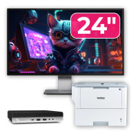 Pachet Calculator Second Hand HP ProDesk 600 G5 Mini, Intel Core i5-8500T 2.10 - 3.50GHz, 8GB DDR4, 256GB SSD + Monitor 24" & Imprimanta Brother HL-L6300DW Pachet Calculator Second Hand HP ProDesk 600 G5 Mini, Intel Core i5-8500T 2.10 - 3.50GHz, 8GB DDR4, 256GB SSD + Monitor 24" & Imprimanta Brother HL-L6300DW