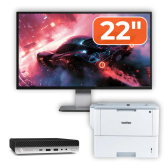 Pachet Calculator Second Hand HP ProDesk 600 G5 Mini, Intel Core i5-8500T 2.10 - 3.50GHz, 8GB DDR4, 256GB SSD + Monitor 22" & Imprimanta Brother HL-L6300DW Pachet Calculator Second Hand HP ProDesk 600 G5 Mini, Intel Core i5-8500T 2.10 - 3.50GHz, 8GB DDR4, 256GB SSD + Monitor 22" & Imprimanta Brother HL-L6300DW
