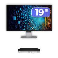 Pachet Calculator Second Hand HP ProDesk 400 G4 Mini PC, Intel Core i5-8500T 2.10 - 3.50GHz, 8GB DDR4, 256GB SSD + Monitor 19" Pachet Calculator Second Hand HP ProDesk 400 G4 Mini PC, Intel Core i5-8500T 2.10 - 3.50GHz, 8GB DDR4, 256GB SSD + Monitor 19"