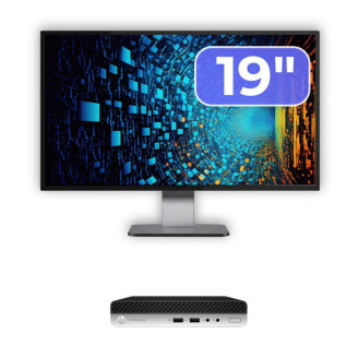 Pachet Calculator Second Hand HP ProDesk 400 G4 Mini PC, Intel Core i5-8500T 2.10 - 3.50GHz, 8GB DDR4, 256GB SSD + Monitor 19" Pachet Calculator Second Hand HP ProDesk 400 G4 Mini PC, Intel Core i5-8500T 2.10 - 3.50GHz, 8GB DDR4, 256GB SSD + Monitor 19"