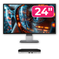 Pachet Calculator Second Hand HP ProDesk 400 G4 Mini PC, Intel Core i3-8100T 3.40GHz, 8GB DDR4, 256GB SSD + Monitor 24" Pachet Calculator Second Hand HP ProDesk 400 G4 Mini PC, Intel Core i3-8100T 3.40GHz, 8GB DDR4, 256GB SSD + Monitor 24"