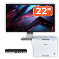 Pachet Calculator Second Hand HP ProDesk 400 G4 Mini PC, Intel Core i3-8100T 3.40GHz, 8GB DDR4, 256GB SSD + Monitor 22" & Imprimanta Brother HL-L6300DW Pachet Calculator Second Hand HP ProDesk 400 G4 Mini PC, Intel Core i3-8100T 3.40GHz, 8GB DDR4, 256GB SSD + Monitor 22" & Imprimanta Brother HL-L6300DW