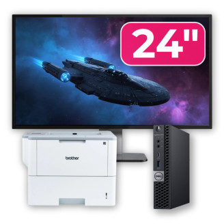 Pachet Calculator Second Hand DELL OptiPlex 5060 Mini PC, Intel Core i5-8500T 2.10-3.50GHz, 8GB DDR4, 256GB SSD + Monitor 24" + Imprimanta Brother HL-L6300DW Pachet Calculator Second Hand DELL OptiPlex 5060 Mini PC, Intel Core i5-8500T 2.10-3.50GHz, 8GB DDR4, 256GB SSD + Monitor 24" + Imprimanta Brother HL-L6300DW