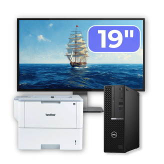 Pachet Calculator Second Hand DELL OptiPlex 5080 SFF, Intel Core i5-10500 3.10 - 4.50GHz, 8GB DDR4, 256GB SSD + Monitor 19" + Imprimanta Brother HL-L6300DW Pachet Calculator Second Hand DELL OptiPlex 5080 SFF, Intel Core i5-10500 3.10 - 4.50GHz, 8GB DDR4, 256GB SSD + Monitor 19" + Imprimanta Brother HL-L6300DW