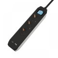 Prelungitor cu USB Spacer PP-3-18B-TC-USB, Schuko x 3, Type-C x1, USB 3.1A x 1, cablu 1.8m, 16A, max. 3500W, protectie copii, intrerupator, Negru Prelungitor cu USB Spacer PP-3-18B-TC-USB, Schuko x 3, Type-C x1, USB 3.1A x 1, cablu 1.8m, 16A, max. 3500W, protectie copii, intrerupator, Negru