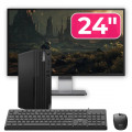 Pachet PC Second Hand Lenovo ThinkCentre M70s SFF, Intel Pentium Gold G6400 4.00GHz, 8GB DDR4, 256GB SSD NVMe + Monitor 24" + cadou tastatura si mouse OptimX Pro KM500 Pachet PC Second Hand Lenovo ThinkCentre M70s SFF, Intel Pentium Gold G6400 4.00GHz, 8GB DDR4, 256GB SSD NVMe + Monitor 24" + cadou tastatura si mouse OptimX Pro KM500