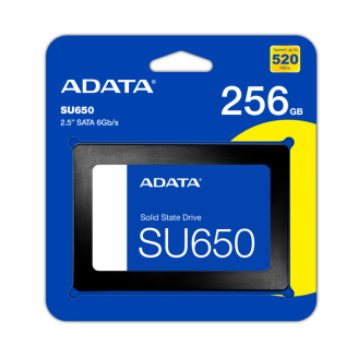 SSD NOU ADATA SU650, 256GB, 2.5 Inch, SATA-III SSD NOU ADATA SU650, 256GB, 2.5 Inch, SATA-III