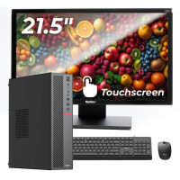 Sistem POS OptimX T5 SFF cu procesor G6400T, generatia 10a, 8Gb DDR4, 256Gb SSD, Win 11 Pro + Monitor Touchscreen OptimX Pro MY21, 21.5 inch + CADOU : Kit Tastatura + Mouse OptimX Pro KM500 Sistem POS OptimX T5 SFF cu procesor G6400T, generatia 10a, 8Gb DDR4, 256Gb SSD, Win 11 Pro + Monitor Touchscreen OptimX Pro MY21, 21.5 inch + CADOU : Kit Tastatura + Mouse OptimX Pro KM500