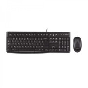 Kit Tastatura + Mouse Logitech cu fir Desktop MK120, USB 2.0, layout US INTL, Negru Kit Tastatura + Mouse Logitech cu fir Desktop MK120, USB 2.0, layout US INTL, Negru