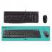 Kit Tastatura + Mouse Logitech cu fir Desktop MK120, USB 2.0, layout US INTL, Negru Kit Tastatura + Mouse Logitech cu fir Desktop MK120, USB 2.0, layout US INTL, Negru