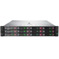 Server Storage Refurbished HP ProLiant DL385 G10, 1 x AMD EPYC 7301 16-Core 2.2 - 2.7GHz, 128GB DDR4, 2 x SSD 2TB Samsung 870 EVO + 10 x 12TB HDD SAS/7.2k, Raid HP P816i-a SR, 4 x 1Gbit +2x10Gbit, 2 x Surse 800W HS