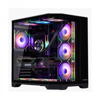 Carcasa Noua Pro Gaming Banshee BLACK, Cube Tower, ATX, fara sursa, 7x ARGB FAN, Controller PWM ARGB Carcasa Noua Pro Gaming Banshee BLACK, Cube Tower, ATX, fara sursa, 7x ARGB FAN, Controller PWM ARGB