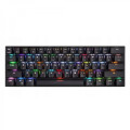 Tastatura Mecanica OptimX K999, wireless/usb type-c/bluetooth, RGB, 61 taste, Negru, bulk Tastatura Mecanica OptimX K999, wireless/usb type-c/bluetooth, RGB, 61 taste, Negru, bulk