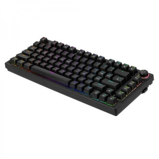Tastatura Mecanica OptimX K999, wireless/usb type-c/bluetooth, RGB, 81 taste, Negru, bulk Tastatura Mecanica OptimX K999, wireless/usb type-c/bluetooth, RGB, 81 taste, Negru, bulk
