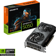 Placa video gaming Gigabyte NVidia GeForce RTX 5050 WINDFORCE OC 8GB, GDDR6, 128 bit Placa video gaming Gigabyte NVidia GeForce RTX 5050 WINDFORCE OC 8GB, GDDR6, 128 bit