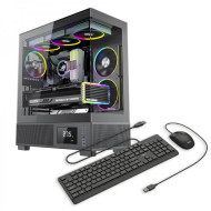 Sistem Desktop PC Gaming OptimX KIAN Eclipse cu procesor Intel® Core™ i5 10400F, 16GB DDR4, 480Gb SSD, Nvidia RTX 5060 8Gb GDDR7 , Cadou kit tastatura si mouse OptimX KM500 Sistem Desktop PC Gaming OptimX KIAN Eclipse cu procesor Intel® Core™ i5 10400F, 16GB DDR4, 480Gb SSD, Nvidia RTX 5060 8Gb GDDR7 , Cadou kit tastatura si mouse OptimX KM500
