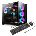 Sistem Desktop PC Gaming OptimX ELITE Volt cu procesor Intel® Core™ i5 10400F, 16GB DDR4, 480Gb SSD, Nvidia RTX 5050 8Gb GDDR6 , Cadou kit tastatura si mouse OptimX KM500 Sistem Desktop PC Gaming OptimX ELITE Volt cu procesor Intel® Core™ i5 10400F, 16GB DDR4, 480Gb SSD, Nvidia RTX 5050 8Gb GDDR6 , Cadou kit tastatura si mouse OptimX KM500