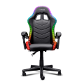 Scaun Gaming Trust GXT 704 Roniq RGB, Piele Ecologică + Polyester, Reglabil pe Înălțime, Spătar 90-110°, max 110 kg, iluminare RGB, negru Scaun Gaming Trust GXT 704 Roniq RGB, Piele Ecologică + Polyester, Reglabil pe Înălțime, Spătar 90-110°, max 110 kg, iluminare RGB, negru