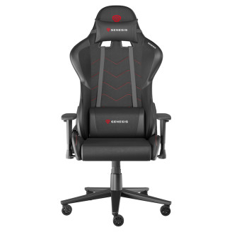 Scaun Gaming Genesis Nitro 550 G2, Synthetic PU + Textil, Reglabil pe Înălțime, Spătar 150°, 150 kg, Roți 60 mm, Negru Scaun Gaming Genesis Nitro 550 G2, Synthetic PU + Textil, Reglabil pe Înălțime, Spătar 150°, 150 kg, Roți 60 mm, Negru