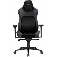 Scaun Gaming SERIOUX Prime, Piele + Material Textil, Reglabil pe Înălțime, Spătar 135°, max 150 kg, negru Scaun Gaming SERIOUX Prime, Piele + Material Textil, Reglabil pe Înălțime, Spătar 135°, max 150 kg, negru