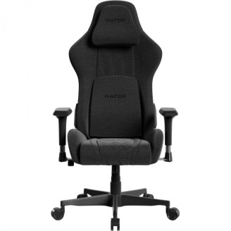 Scaun Gaming Hator Darkside 3M Fabric, material textil respirabil, perne magnetice, spătar reglabil 170°, max 100kg, Negru Scaun Gaming Hator Darkside 3M Fabric, material textil respirabil, perne magnetice, spătar reglabil 170°, max 100kg, Negru