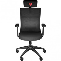 Scaun Gaming GENESIS Astat 200 G2 , material respirabil PureFlow, suport lombar reglabil, cotiere 3D, max 120kg, negru