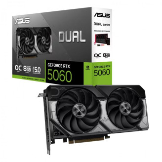 Placă video Gaming ASUS Dual GeForce RTX 5060 8GB GDDR7 OC Edition, PCIe 5.0, DLSS 4, Ray Tracing Placă video Gaming ASUS Dual GeForce RTX 5060 8GB GDDR7 OC Edition, PCIe 5.0, DLSS 4, Ray Tracing