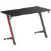 Birou Gaming Serioux Razor cu LED RGB, 120x60x75cm, blat 120x60x1.5cm, MDF și melamină, plastic, oțel, negru mat și roșu mat Birou Gaming Serioux Razor cu LED RGB, 120x60x75cm, blat 120x60x1.5cm, MDF și melamină, plastic, oțel, negru mat și roșu mat
