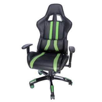 Scaun Gaming SPACER SPCH-TRINITY-GRN, Imitație Piele + Material Textil, Reglabil pe Înălțime, Spătar 135°, Brațe Ajustabile, 120 kg, Negru/Verde Scaun Gaming SPACER SPCH-TRINITY-GRN, Imitație Piele + Material Textil, Reglabil pe Înălțime, Spătar 135°, Brațe Ajustabile, 120 kg, Negru/Verde