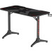 Birou Gaming Serioux Catalyst, 120x60x75cm, blat 1.8cm, MDF și oțel, negru mat / roșu mat, mouse pad, suport cana, suport casti Birou Gaming Serioux Catalyst, 120x60x75cm, blat 1.8cm, MDF și oțel, negru mat / roșu mat, mouse pad, suport cana, suport casti