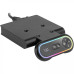 Birou Gaming Serioux Elysium RGB, înălțime reglabilă electric, 140x60x73-121cm, 100–240 V, metal, negru Birou Gaming Serioux Elysium RGB, înălțime reglabilă electric, 140x60x73-121cm, 100–240 V, metal, negru