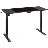 Birou Gaming Serioux Elysium RGB, înălțime reglabilă electric, 140x60x73-121cm, 100–240 V, metal, negru Birou Gaming Serioux Elysium RGB, înălțime reglabilă electric, 140x60x73-121cm, 100–240 V, metal, negru