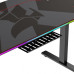 Birou Gaming Serioux Carbon Pro cu iluminare LED RGB, înălțime reglabilă electric, 140x70x73-121cm, 100–240V, metal, Wire Management, negru Birou Gaming Serioux Carbon Pro cu iluminare LED RGB, înălțime reglabilă electric, 140x70x73-121cm, 100–240V, metal, Wire Management, negru