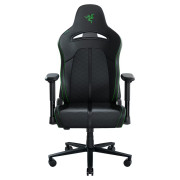Scaun Gaming Razer Enki X, EPU Synthetic Leather, Reglabil pe Înălțime, Spătar 152°, Cotiere 2D, Piston Gaz Clasa 4, 136 kg, Negru/Verde Scaun Gaming Razer Enki X, EPU Synthetic Leather, Reglabil pe Înălțime, Spătar 152°, Cotiere 2D, Piston Gaz Clasa 4, 136 kg, Negru/Verde