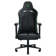 Scaun Gaming Razer Enki X, EPU Synthetic Leather, Reglabil pe Înălțime, Spătar 152°, Cotiere 2D, Piston Gaz Clasa 4, 136 kg, Negru/Verde Scaun Gaming Razer Enki X, EPU Synthetic Leather, Reglabil pe Înălțime, Spătar 152°, Cotiere 2D, Piston Gaz Clasa 4, 136 kg, Negru/Verde