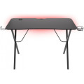 Birou Gaming Genesis Holm 200 RGB, 113x60x75cm, 3 x USB 3.0, suport casti, suport cana, organizator cabluri, MDF si otel, negru Birou Gaming Genesis Holm 200 RGB, 113x60x75cm, 3 x USB 3.0, suport casti, suport cana, organizator cabluri, MDF si otel, negru