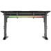 Birou Gaming Genesis Holm Modular 120, 120x75cm, înălțime reglabilă 70-90cm, iluminare LED RGB, MDF si otel, negru Birou Gaming Genesis Holm Modular 120, 120x75cm, înălțime reglabilă 70-90cm, iluminare LED RGB, MDF si otel, negru